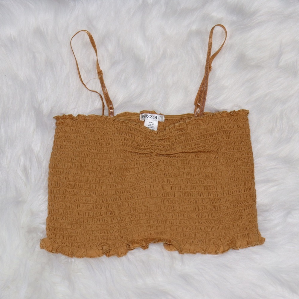 Mustard Crop Top
